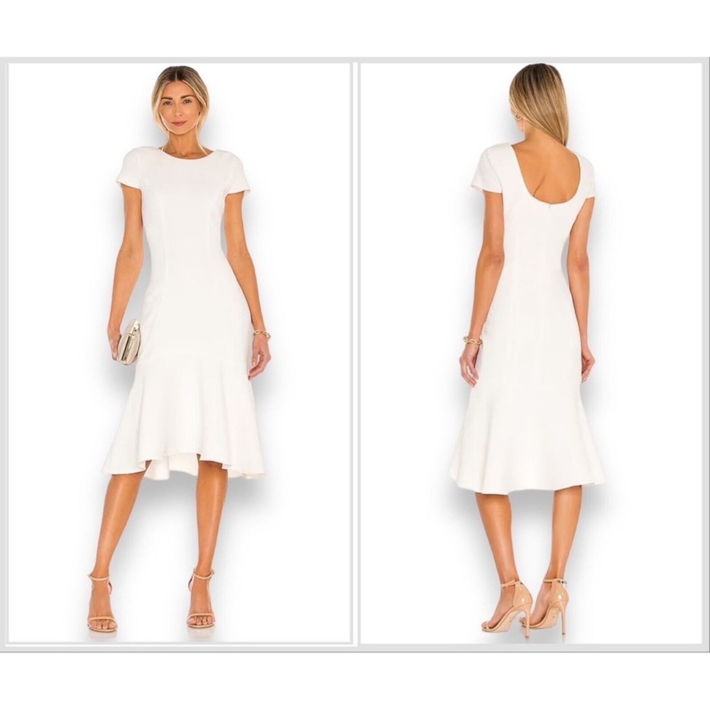 Amanda Uprichard White Midi Dress